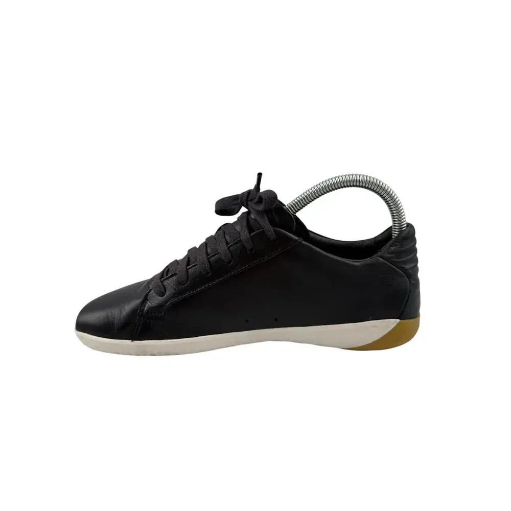 Vivobarefoot Geo Court II Men Black Leather Barefoot Sneakers EU 37 US 4.5 Minim
